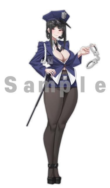[Pre-order / Ships April 21] Odol's Killer D Wife Police Acrylic Stand (9x18cm)